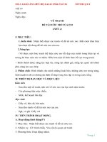 KẾ HOACH bài dạy mĩ THUẬT 8 m 