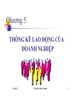 Bài giảng thống kê doanh nghiệp   (đại học thủy lợi) 