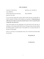 Đánh giá hiệu quả chính sách chi trả dịch vụ môi trường rừng đến quản lý và bảo vệ rừng đầu nguồn ở huyện bắc yên tỉnh sơn la 