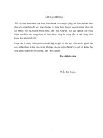 Giải pháp nâng cao chất lượng đội ngũ cán bộ công chức cấp huyện tại huyện phú lương tỉnh thái nguyên 