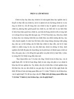 lớp cao cấp chính trị Bài thu hoạch chính trị học