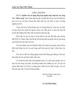 Nghiên cứu sử dụng tổng hợp nguồn nước mặt sông cái phan rang 