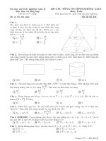 300 cau trac nghiem hinh hoc khong gian on thi thpt mon toan 0592 