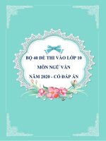 bo 40 de thi vao lop 10 mon ngu van nam 2020 co dap an 1016 