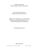Nghiên cứu sự ảnh hưởng của loại dung dịch bôi trơn làm nguội tối thiểu đến lực cắt và nhám bề mặt khi tiện cứng thép 9 xc 