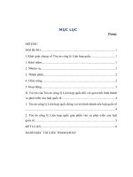 Bài tập học kỳ môn công pháp quốc tế (9 điểm)  Đề bài: “Bình luận về vai trò của Tòa án công lý Liên hợp quốc đối với quá trình hình thành và phát triển của luật quốc tế”