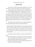 TIỂU LUẬN (KTCT và CNXHKH) chuyển dịch cơ cấu ngành kinh tế theo hướng CNH hđh trong điều kiện hội nhập kinh tế quốc tế 