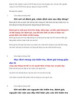 Đáp án mô đun 3 bồi dưỡng thường xuyên môn khoa học tự nhiên Đáp án BDTX Module 3 khoa học tự nhiên đầy đủ