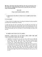 Anh chị hãy nhận dạng chiến lược toàn cầu của một công ty toàn cầu cụ thể.Chỉ ra những thành công hạn chế trong chiến lược toàn cầu mà công ty đó đã hoạch định.