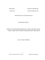 Đánh giá tác dụng kháng khuẩn của màng axit polylactic nisin và khả năng ứng dụng trong bảo quản thực phẩm 