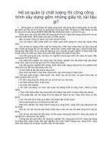 Hồ sơ quản lý chất lượng thi công công trình xây dựng gồm những giấy tờ nào?