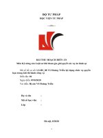 Bai thu hoach dien an hinh su Vo Hoang Trieu