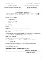 Thiết kế giao diện cho mô hình đo lường độ ôxy hòa tan (DO) sử dụng phần mềm TIA portal và bộ điều khiển PLC  s7 300 (sử dụng khối hàm FC)  