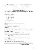 Thiết kế giao diện cho mô hình đo lường độ ôxy hòa tan (DO) sử dụng phần mềm TIA portal và bộ điều khiển PLC  s7 1200 (sử dụng khối hàm FC)  