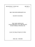 Tóm tắt Luận văn Thạc sĩ Quản lý công: Thực hiện chính sách giảm nghèo bền vững trên địa bàn huyện M’Đrắk, tỉnh Đắk Lắk