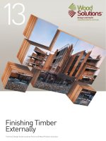 WoodSolutions design guide 13 finishing timber externally 