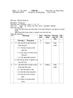 Giáo án môn Mã hóa thông tin