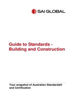 Australian standards and building products 