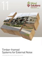 WoodSolutions design guide 11 timberframed systems external noise 