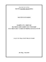NGHIÊN CỨU, THIẾT KẾ HỆ THỐNG ĐIỀU KHIỂN MÁY TÍCH HỢP CẮT, NHẤN GĨC VÀ ĐỘT LỖ TRONG SẢN XUẤT Ô TÔ LUẬN VĂN THẠC SĨ KỸ THUẬT