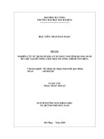NGHIÊN CỨU SỬ DỤNG PUZOLAN NÚI ĐẦU VOI TỈNH QUẢNG NGÃI ĐỂ CHẾ TẠO BÊ TÔNG CHO MỘT SỐ CÔNG TRÌNH VEN BIỂN.LUẬN VĂN THẠC SĨ KỸ THUẬT
