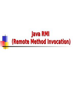 Java RMI (remote method invocation) (lập TRÌNH MẠNG cơ bản SLIDE)