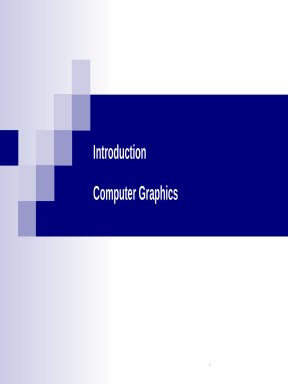 Introduction computer graphics (p1) (đồ họa máy TÍNH SLIDE)