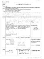 Giáo án môn Số học lớp 6 - Tiết 63: Bài 12: Tính chất của phép nhân