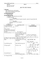 Giáo án lớp 6 môn học Đại số - Tuần 20 - Tiết 57 - Qui tắc dấu ngoặc