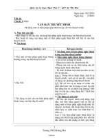 Giáo án tự chọn Ngữ Văn 9 – Tuần 22 - GV Lê Thị Mai