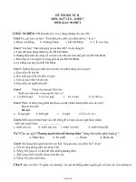 Đề thi học kì II môn: Ngữ văn – khối 7 thời gian: 90 phút