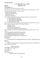 Bài giảng môn học Ngữ văn lớp 7 - Tiết 98: Kiểm tra văn (Tiếp)