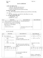 Bài soạn môn Đại số 7 - Tiết 30: Luyện tập