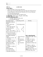 Giáo án môn Hình học 7 - Tiết 21: Luyện tập