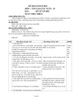 Giáo án Tập làm văn Lớp 3 - Tuần 25 - Bài: Kể về lễ hội