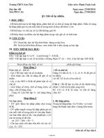 Giáo án Lớp 6 - Môn Toán - Tiết 3 - Bài 3: Ghi số tự nhiên