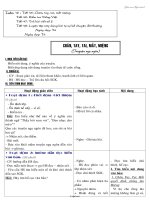 Giáo án Ngữ văn Lớp 6 - Tiết 45: Chân, tay, tai, mắt, miệng (Truyện ngụ ngôn) - Năm học 2005-2006