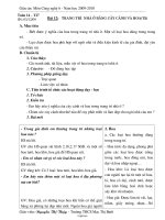 Giáo án Công nghệ Lớp 6 - Tuần 14 - Năm học 2009-2010 - Nguyễn Thị Thập