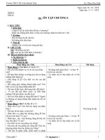 Giáo án Công nghệ 7 - Tiết 13: Ôn tập chương I - Năm học 2010-2011 - Phan Văn Chất