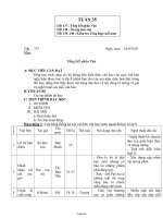 Giáo án Ngữ văn 8 - Tuần 35 - Năm học 2009-2010 - Nguyễn Văn Hà