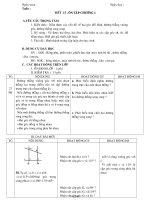 Bài soạn môn Hình học 7 - Tiết 15: Ôn tập chương 1