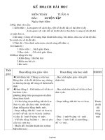 Giáo án Toán Lớp 3 - Tuần 9 - Bài: Luyện tập