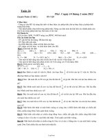 Giáo án tổng hợp Tuần học thứ 24 - Lớp 3 năm 2012