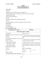 Bài soạn Đại số 8 tiết 19: Ôn tập chương I