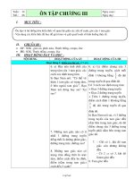 Giáo án Hình học 7 - Học kỳ 2 - Tiết 66: Ôn tập chương III