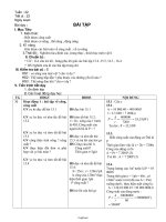 Giáo án môn Vật lí Khối 8 - Tiết 22: Bài tập