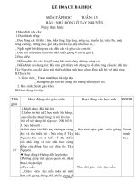 Giáo án Tập đọc Lớp 3 - Tuần 15 - Bài: Nhà Rông ở Tây Nguyên