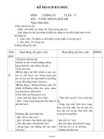 Giáo án Công nghệ 6 - Tuần 31 - Năm học 2010-2011 - Ntơr Ha Dũng