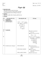 Giáo án Đại số 8 - Tiết 17: Luyện tập