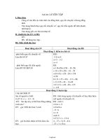 Giáo án Số học 6 - Tiết 60: Luyện tập